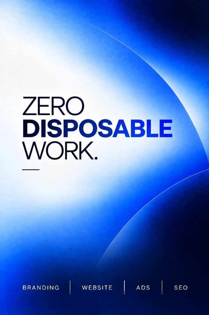 Zero Disposable Work — Modern X Webs
